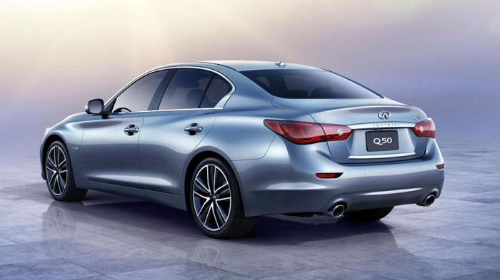 Το Infiniti Q50 θα συνεχίσει να τροφοδοτείται και από τον 2,2 λτ. diesel κινητήρα (πάλι προέλευσης Mercedes), που παράγει 170 ίππους και 400 Nm ροπής.