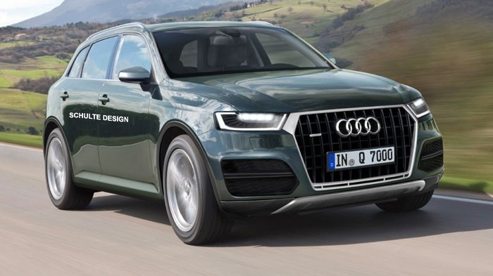 Στην αποκλειστική ηλεκτρονικά επεξεργασμένη εικόνα αποκαλύπτεται η 2η γενιά του Audi Q7, το οποίο θα φέρει μια νέα μάσκα και «παραλληλόγραμμους» προβο