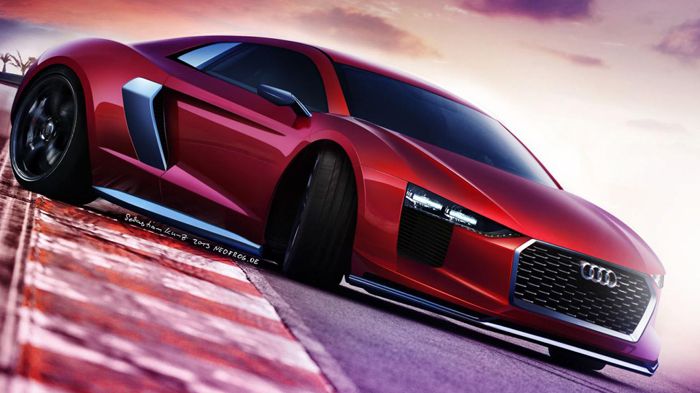 Οι φήμες αναφέρουν ότι κάτω από το καπό του νέου Audi R8 θα υπάρχει ένα 4,2 λτ. V8 σύνολο, που θα αποδίδει περίπου 450 ίππους ή εναλλακτικά ένας 5,2 λ