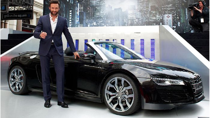 Το R8 Spyder «πρωταγωνιστεί» στη νέα ταινία «The Wolverine», με τον Hugh Jackman, η οποία έκανε πρεμιέρα στο Leicester Square του Λονδίνου.