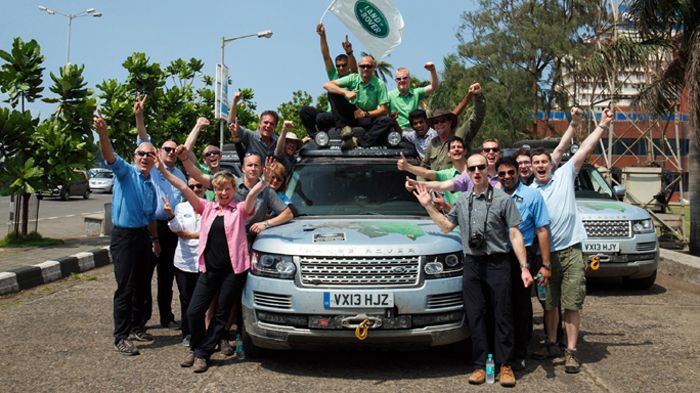 Τα τρία πρωτότυπα Range Rover Hybrid διένυσαν μια απόσταση 16.850 χλμ. από το Solihull της Αγγλίας ως το Mumbai της Ινδίας.