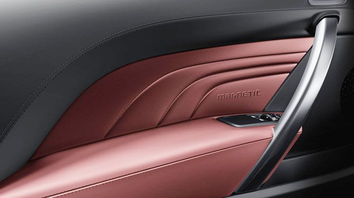 Tα λογότυπα «Magnetic» να είναι φυσικά ραμμένα στην ταπετσαρία της πόρτας.