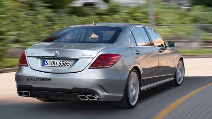 Η S65 AMG (εδώ στην ηλεκτρονικά επεξεργασμένη αποκλειστική φωτογραφία μας), θα εξοπλίζεται και με το νέο σύστημα Magic Body Control, για βέλτιστη ανάρ