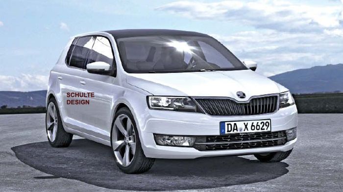 Η σχεδίαση της νέας Skoda Fabia λαμβάνει τα νέα στοιχεία που έχουμε δει στo Skoda Rapid και στη νέα Octavia, διαφοροποιώντας αρκετά το μοντέλο από το 