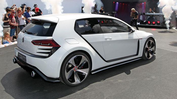 Το εικονιζόμενο Volkswagen Design Vision GTI concept έφερε τον νέο VR6, ο οποίος θα βγει στην παραγωγή, αλλά πιο μικρός και με χαμηλότερη ιπποδύναμη.	