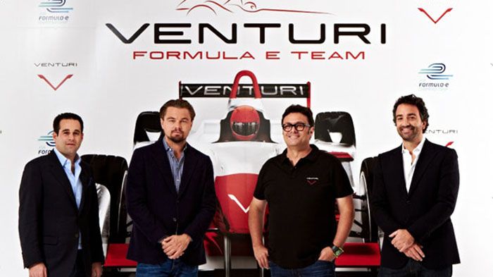 Η νέα ομάδα Venturi Team, με βασικό χορηγό τον διάσημο ηθοποιό Leonardo DiCaprio αποτελεί τη 10η ομάδα που θα συμμετέχει στους πρώτους ηλεκτροκίνητους