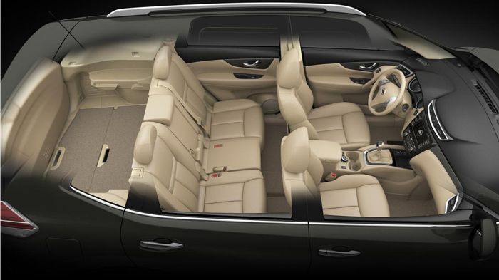 Tο νέο X-Trail θα διατίθεται με 7θέσια διάταξη καθισμάτων ή 5θέσια, όταν αναδιπλωθεί η τελευταία σειρά για μεγαλύτερο χώρο αποσκευών.