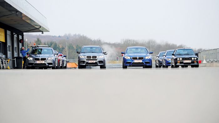 Οι ΒΜW Μ σε παράταξη. 
