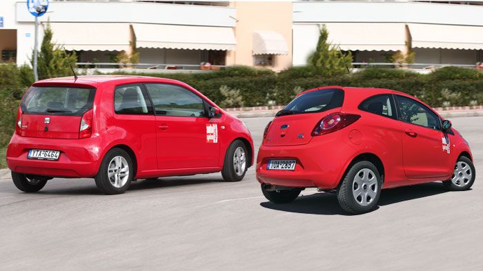 Τόσο το πετρελαιοκίνητο Ford Ka, όσο και το SEAT Mii με τον βενζινοκινητήρα των 1.000 κυβικών εκατοστών αποτελούν δύο ξεχωριστές και εξαιρετικά ενδιαφ