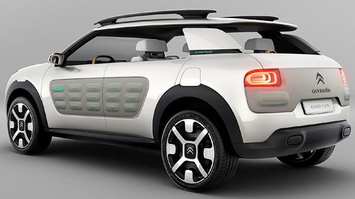 Το Citroën Cactus είναι εμπνευσμένο από το πρωτότυπο C-Cactus που παρουσιάστηκε στο Σαλόνι Αυτοκινήτου της Φρανκφούρτης το 2007.