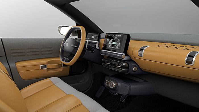 O πίνακας οργάνων έχει αντικατασταθεί με μια οθόνη 7 ιντσών, ενώ όλες οι λειτουργίες του αυτοκινήτου (κλιματισμός, ηχοσύστημα, πλοήγηση κ.α.) ελέγχοντ