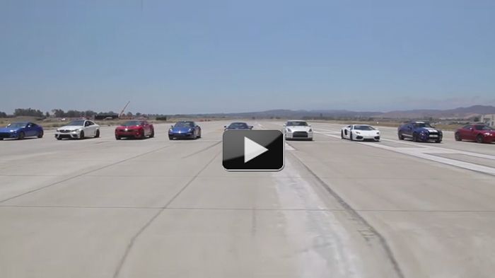Θηρία όπως Lamborghini Aventador, Nissan GT-R και McLaren MP4-12C θα κονταροχτυπηθούν σε μία ευθεία.