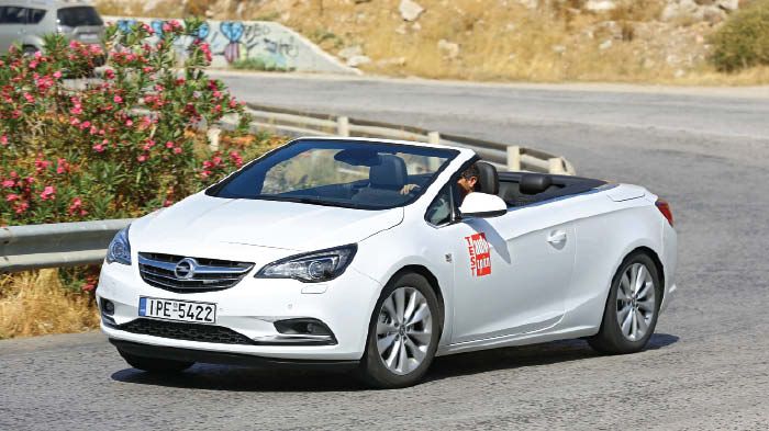 Τo Opel Cascada δεν παρουσιάζει ιδιαίτερες στρεβλώσεις στο αμάξωμα, που δείχνει αρκούντως στιβαρό.