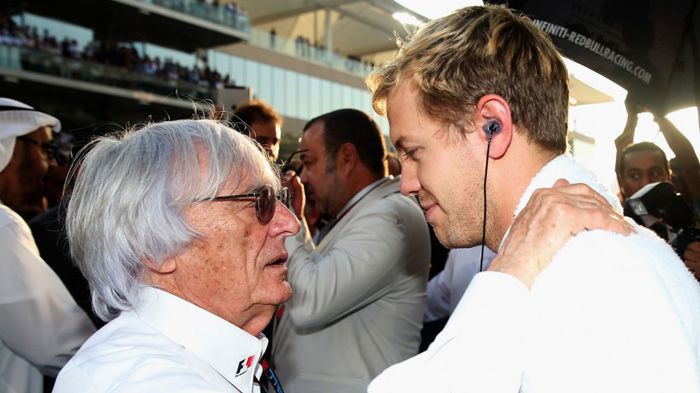Ecclestone και Vettel.