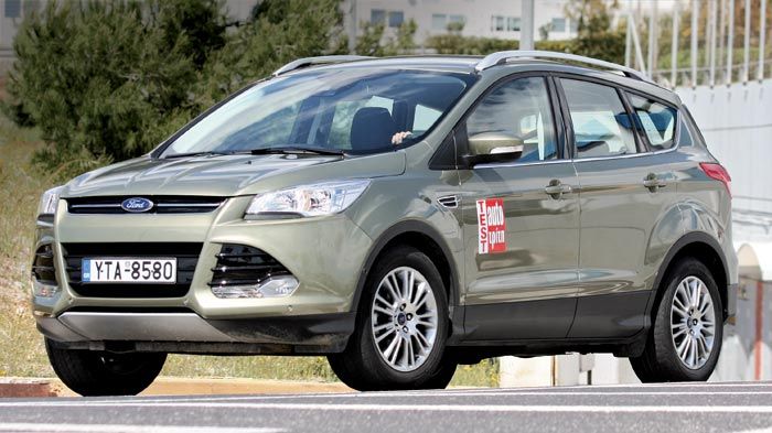 Το νέο Ford Kuga με τον downsized τούρμπο κινητήρα του 1,6 λτ. και κίνηση μόνο στους μπροστινούς τροχούς, επανέρχεται δυναμικά στην κατηγορία των cros