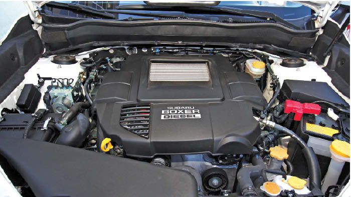 Ο boxer 2λιτρος diesel του Forester ταιριάζει γάντι στο ιαπωνικό SUV.