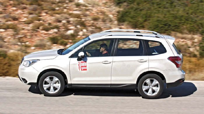 Παρά την αύξηση των διαστάσεων, το νέο Subaru Forester δείχνει 
«μαζεμένο» χάρη στην ευχάριστη και «έξυπνη» σχεδίαση.