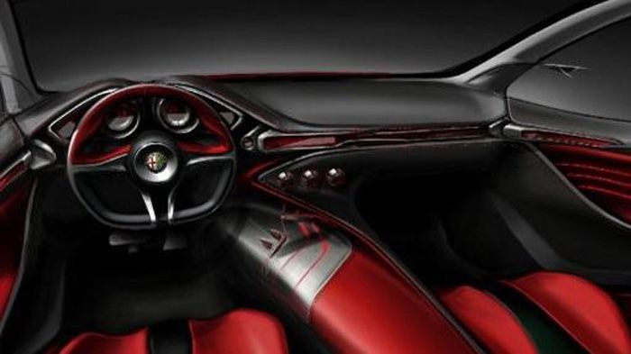 Στο εσωτερικό της Alfa Romeo Gloria είναι ξεκάθαρο οτι επικρατεί η ιταλική φινέτσα.