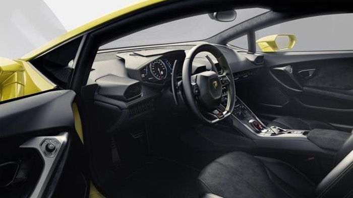 Το εσωτερικό της Huracan LP 610-4.