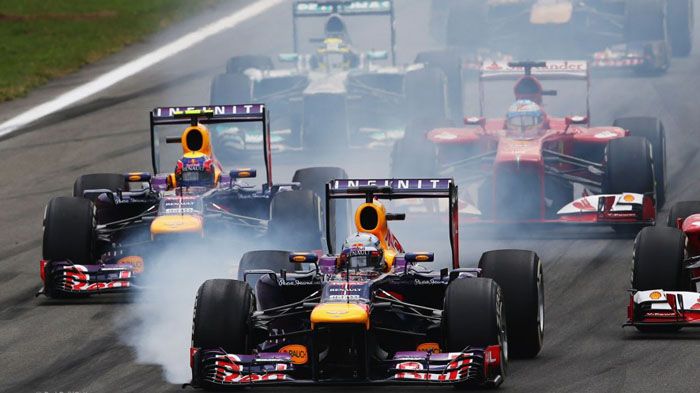 O αγώνας… πίσω από τον Vettel ήταν συναρπαστικός, μιας και η μάχη επικεντρώνεται από τη δεύτερη θέση και πίσω.