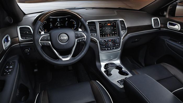 Όλα τα high tech καλούδια έχουν συνδυαστεί σωστά στο εσωτερικό του νέου Grand Cherokee.