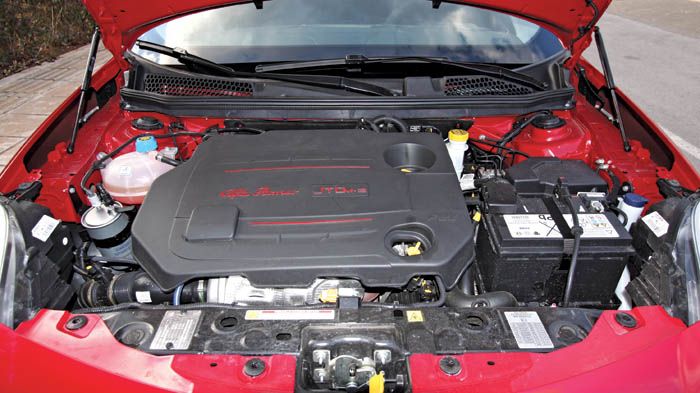 Ο diesel κινητήρας της Alfa Romeo 
Giulietta εξασφαλίζει πολύ καλές ρεπρίζ χάρη και στα 320 Nm ροπής του.