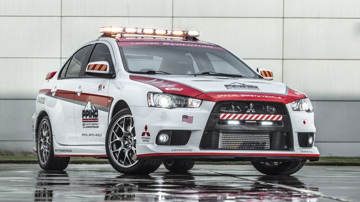 Η Mitsubishi θα συνδράμει στην ασφάλεια και την ομαλή διεξαγωγή του αγώνα, μέσω δύο ««safety cars»» οχημάτων, του νέου Outlander και του Lancer Evolut