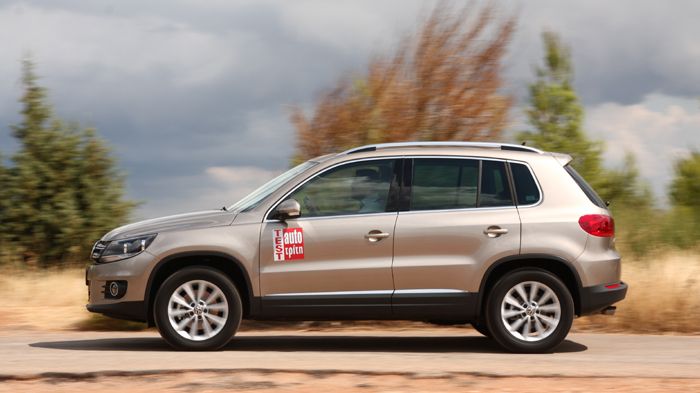 Η σταθερότητα που επιδεικνύει στις ευθείες σε υψηλές ταχύτητες το Tiguan είναι πολύ καλή, όπως ισχύει αντίστοιχα και για την προσφερόμενη άνεση.