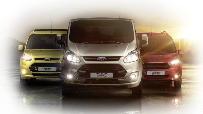 Η οικογένεια του Tourneo αποτελείται από το Custom, το Connect και το επερχόμενο Courier.