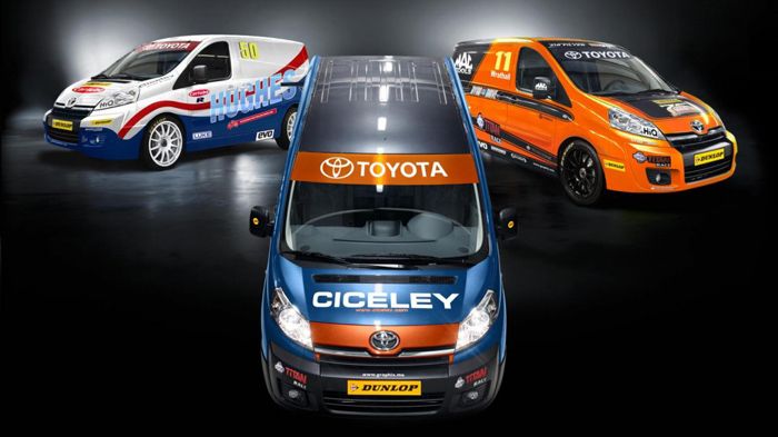 Η Toyota παρουσίασε την 1η του Απρίλη, τρία Van μοντέλα και συγκεκριμένα 3 Toyota Proace, τα οποία πρόκειται να έπαιρναν μέρος στο Βρετανικό πρωτάθλημ