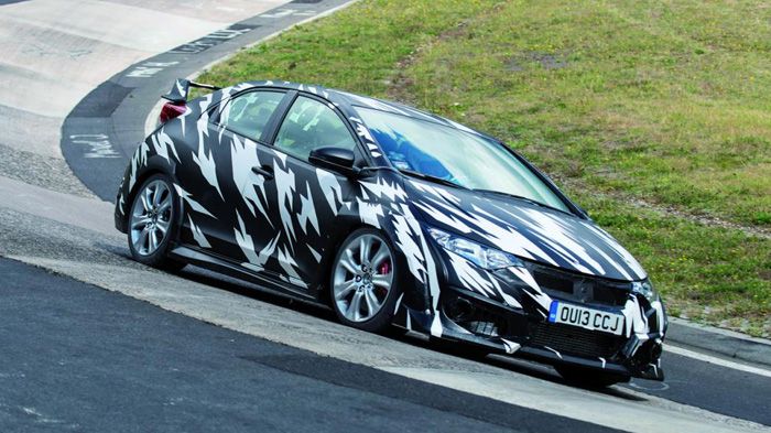 Το νέο Honda Civic Type-R βρίσκεται στην... πράσινη κόλαση για δοκιμές.