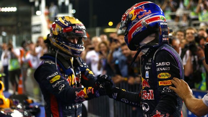 Vettel kai Webber.