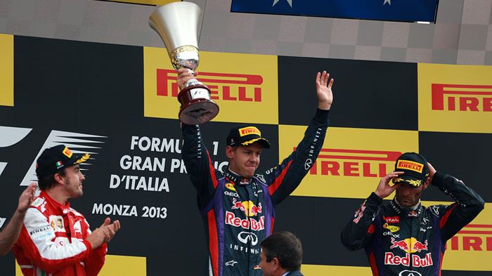 Ο Sebastian Vettel ήταν ο μεγάλος νικητής στο ιταλικό grand prix, μετατρέποντας την αγωνία του κοινού σε απογοήτευση.