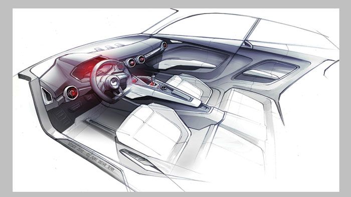 Το εσωτερικό του Audi Q1 αναμένεται άκρως νεανικό και μοντέρνο. Σίγουρα θα έχει επιρροές από το Α1, ωστόσο θα υπάρχουν οι μικρές αυτές διαφοροποιήσεις