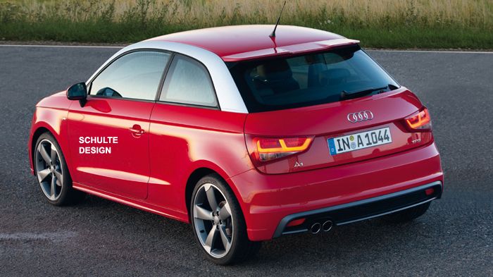 Στην κατασκοπευτική, ηλεκτρονικά επεξεργασμένη εικόνα αποκαλύπτουμε το ανανεωμένο Audi A1, το οποίο στο πίσω τμήμα θα φέρει μια νέα διπλή εξάτμιση και