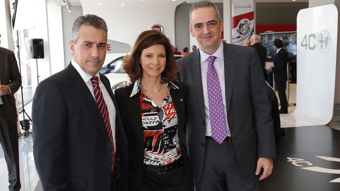 (Από αριστερά) κ. Paulo Carelli, Διευθύνων Σύμβουλος FGAH - κ. Κορίνα Πατέλη, Διευθύντρια Επικοινωνίας FGAH & κ. Γ. Αγραφιώτης, Γενικός Διευθυντής Aut