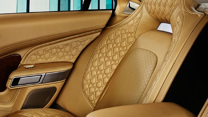 Οι νέες φωτογραφίες αποκαλύπτουν ένα super saloon στα πρότυπα των Lagonda των αρχών του 20ού αιώνα, (αναβίωση των οποίων αποτελεί το εν λόγω μοντέλο).