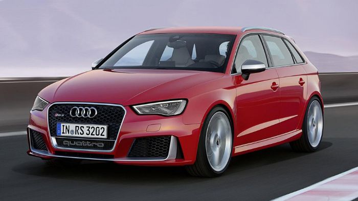 Τις επίσημες εικόνες του νέου RS3 Sportback έδωσε στο φως της δημοσιότητας η Audi, το οποίο διαθέτει ένα πιο «αγωνιστικό κουστούμι» σε  σχέση με το A3
