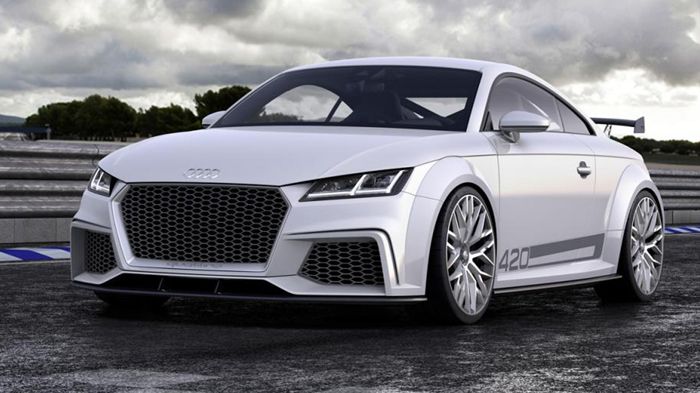 Η Audi αποκάλυψε στη Γενεύη το νέο Audi TT Quattro Sport Concept, που βασίζεται στο coupe, αλλά φέρει επιπλέον πολλά «αγωνιστικά» χαρακτηριστικά.	