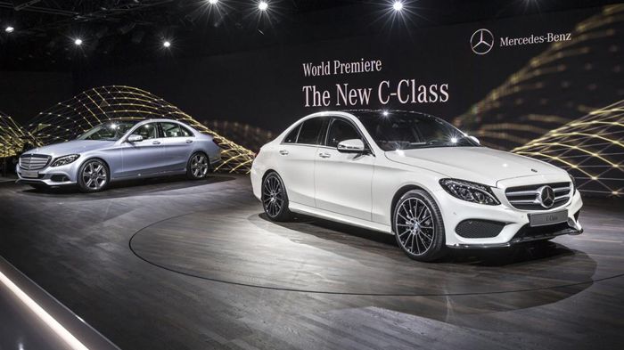 Η Mercedes θα λανσάρει αργότερα και μια υβριδική έκδοση για τη νέα C-Class, με μέση κατανάλωση μόλις τα 3,9 λτ./100 χλμ.