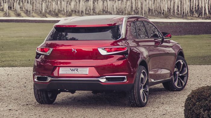 Το νέο Citroen DS X7 θα εφοδιάζεται με έναν 1,6 λτ. turbo κινητήρα 4 κυλίνδρων με απόδοση 203 ίππους και 275 Nm ροπής (εικόνα το Wild Rubis). 