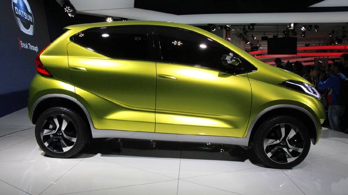 Η Datsun τονίζει ότι το ReDi-GO Concept είναι ένα μοντέλο που «ωθεί προς τα μπροστά τη σχεδιαστική φιλοσοφία της εταιρείας» και ως μοντέλο παραγωγής θ