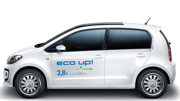 Η ΔΕΠΑ επιδοτεί την αγορά ενός VW eco up! By FISIKON –για συγκεκριμένο αριθμό οχημάτων- με 2.190 ευρώ, με αποτέλεσμα το μοντέλο να ξεκινά από τη