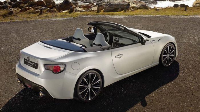 Το εικονιζόμενο FT-86 concept έφερε τον boxer κινητήρα των 2,0 λτ., απόδοσης 200 ίππων και 205 Nm ροπής της Subaru.