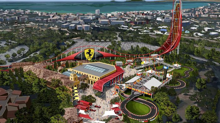 Το πάρκο Ferrari θα ξεκινήσει τη λειτουργία του μέσα στο 2016 και αναμένεται να προσελκύσει πάνω από 4 εκατ. επισκέπτες τον χρόνο.