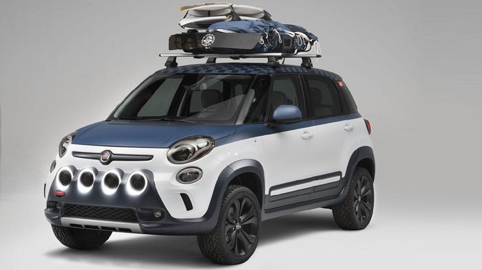 Στο US Open of Surfing που διεξάγεται αυτό τον καιρό στο Huntington Beach του Λος Αντζελες επέλεξε η Fiat να παρουσιάσει το νέο Fiat 500L Vans concept