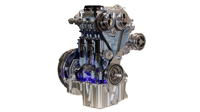 O 3κύλινδρος turbo 1,0 λτ. κινητήρας EcoBoost της Ford διαθέτει δύο αποδόσεις 100 και 125 PS, ενώ για 3η συνεχόμενη χρονιά ψηφίστηκε ως Κινητήρας της 