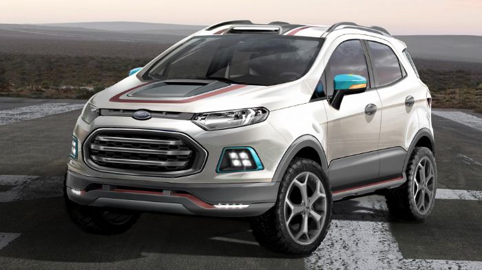 Εν όψει του λανσαρίσματος του νέου Ford EcoSport, η γερμανική εταιρεία στο Σάο Πάολο παρουσίασε 3 πιο «επιθετικές» εκδοχές του compact crossover της, 
