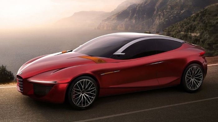 Το μεσαίο sedan (στη φωτό το Gloria Concept του 2013) θα είναι το πρώτο από τα νέα μοντέλα της Alfa, ενώ σε αυτό θα στηριχθούν ένα SUV, ένα coupe, ένα