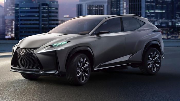 Η έκδοση παραγωγής του Lexus NX θα μοιάζει πολύ με το εικονιζόμενο πρωτότυπο LF-NX.